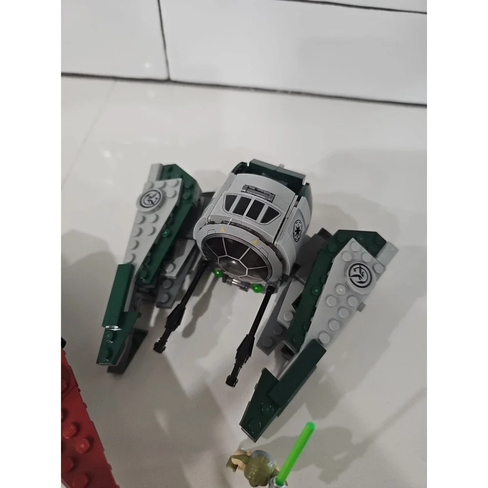 LEGO Star Wars: Obi-Wan Kenobi's Jedi Starfighter And Yoda Jedi Starfghter Lot - Picture 6 of 6